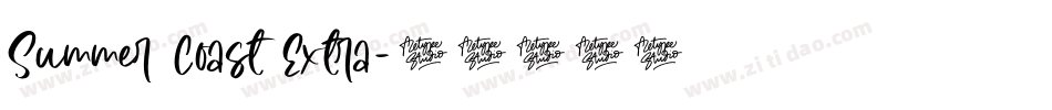 Summer Coast Extra字体转换